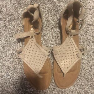 New Koolaburra by Ugg beige wedge sandals
